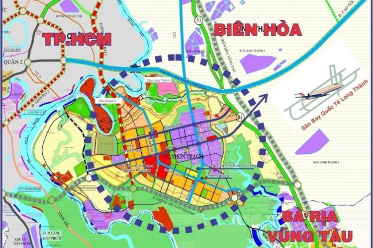 Thông tin quy hoạch xã Long Đức, huyện Long Thành